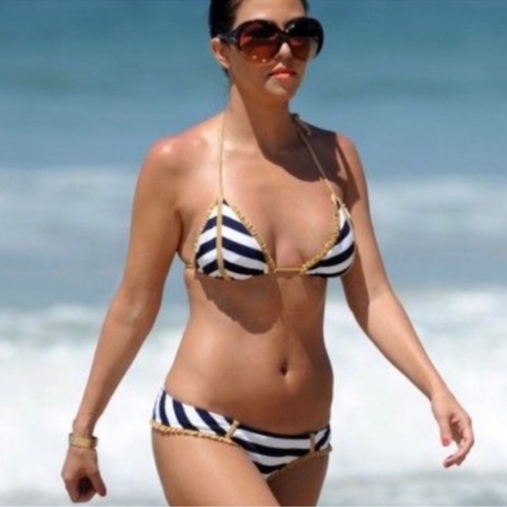 NWT We found love beach bunny bikini XL set